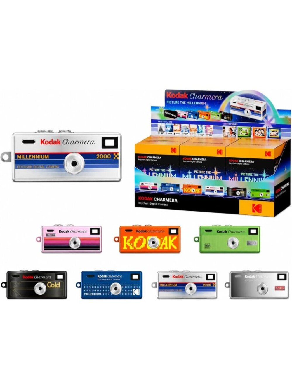 Mini Digital Camera Keychain Blind Box - 1.6MP, Video Recording, Bag Charm for